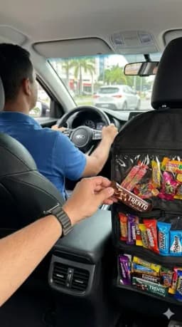 Organizador Para Carro Uber/99/indriver Porta Treco Veicular