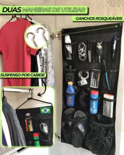 Kit 2un Organizador De Armário Porta Objetos Pandurável