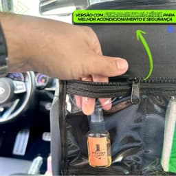 Organizador Banco Carro Com Zíper Porta Objetos Motorista