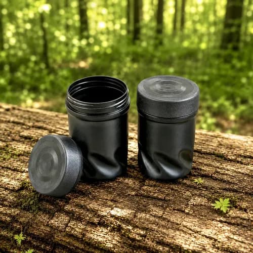 Kit 2 Potes Pretos Para Campo Básico Sd Curso Op Kit Militar