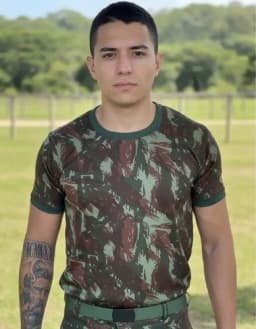 Camiseta Camuflada Exército Brasileiro- Alto Padrão