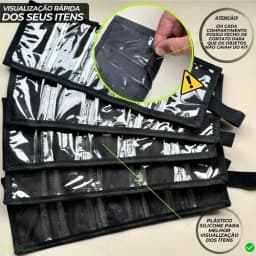 Separador Organizador Kit Militar Divisor Curso 3 Unidades