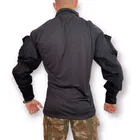 Gandoleta Preta Combat Shirt Tática Camiseta Policial Eb