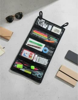 Bolsa Necessaire Organizadora Com Divisórias Em Zíper Alça