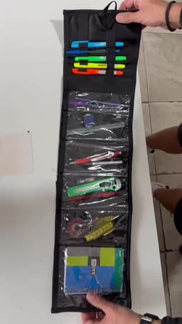 Anotação Curso Operacional Kit Militar Estojo Organizado