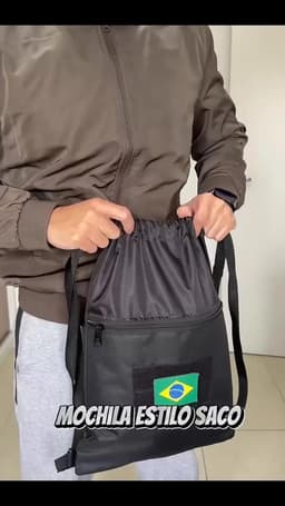 Mochila Saco Bolso Frontal Estudo Trabalho Academia Corrida