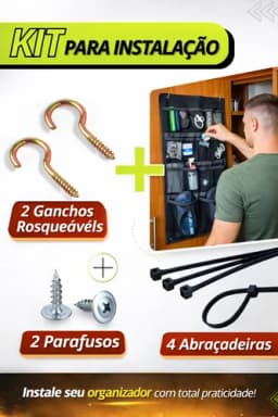 Organizador De Armário Militar Porta Objetos De Roupeiro