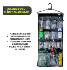Organizador De Armário Sapateira Suspensa Porta Objetos